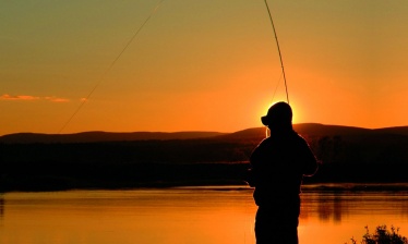 Fishing in Lapland