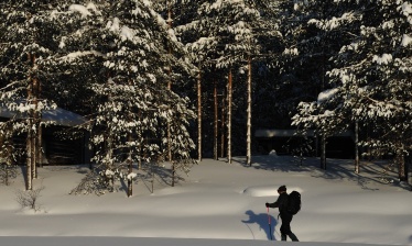 Self guided nordic skiing adventure