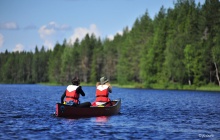 Canoeing Hossanjoki River